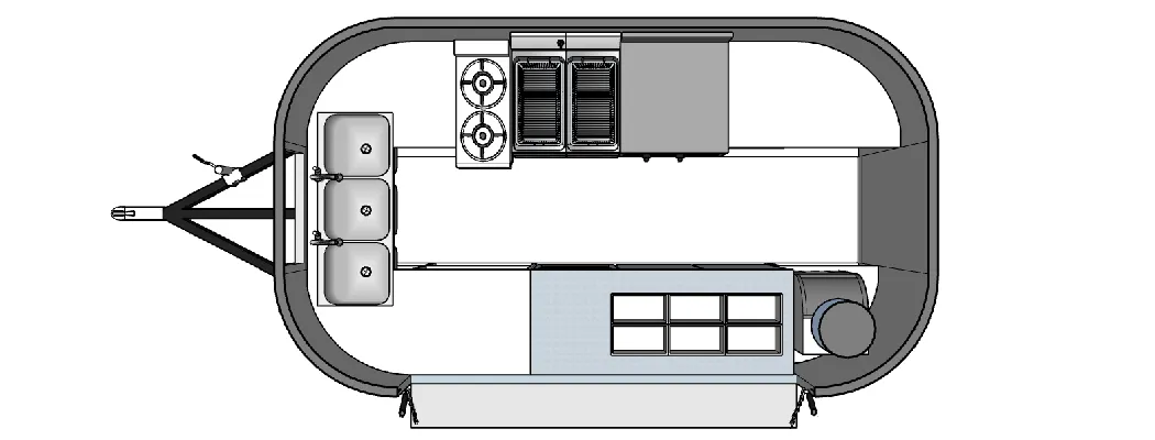 airstream food truck floor plan