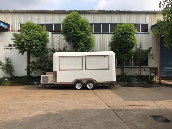 Square Food Trailer
