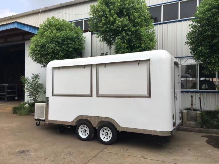 Square Food Trailer